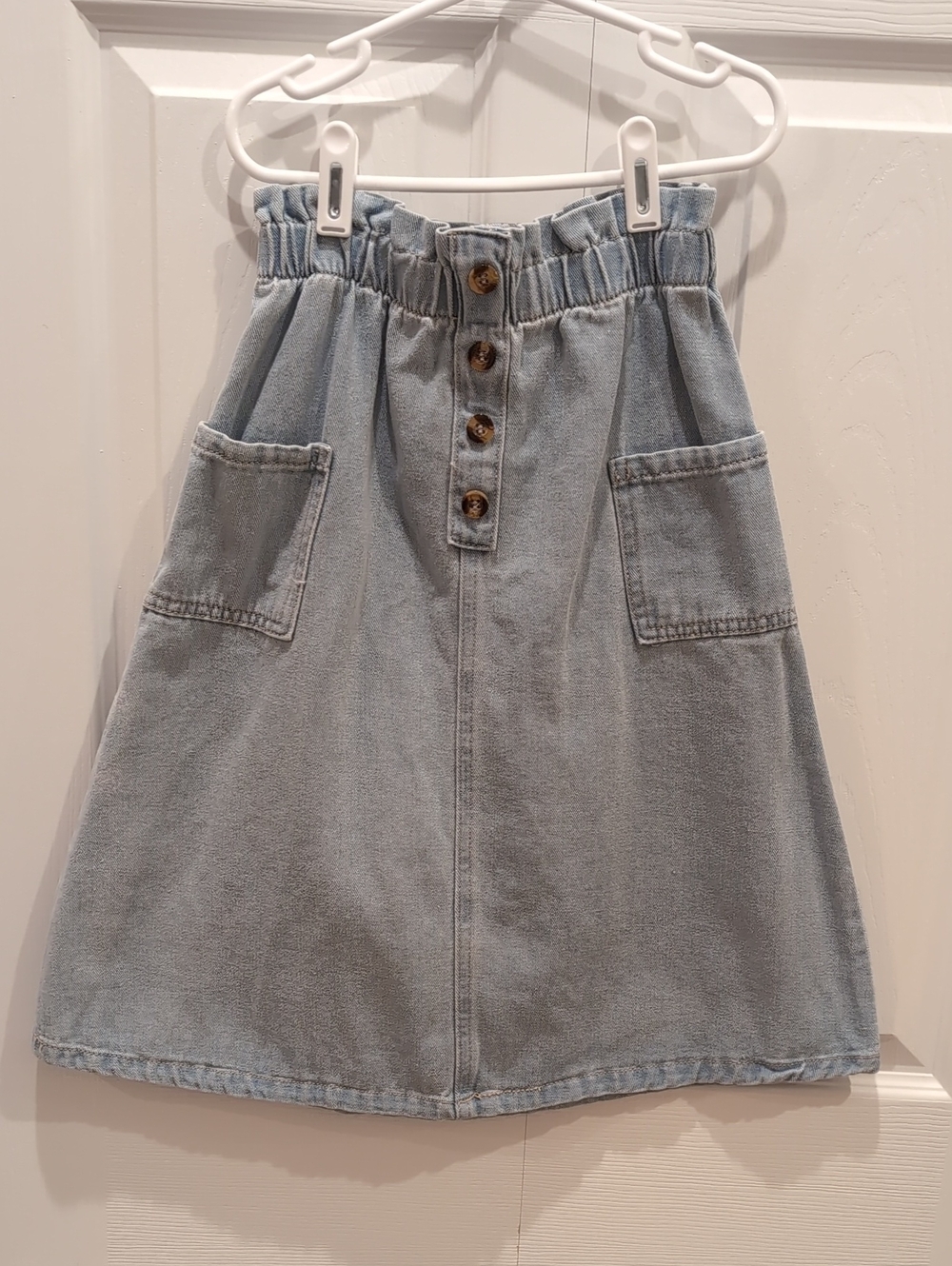 Light Blue Denim Skirt